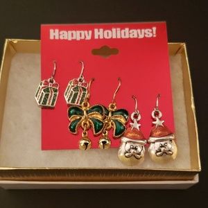 Christmas earrings